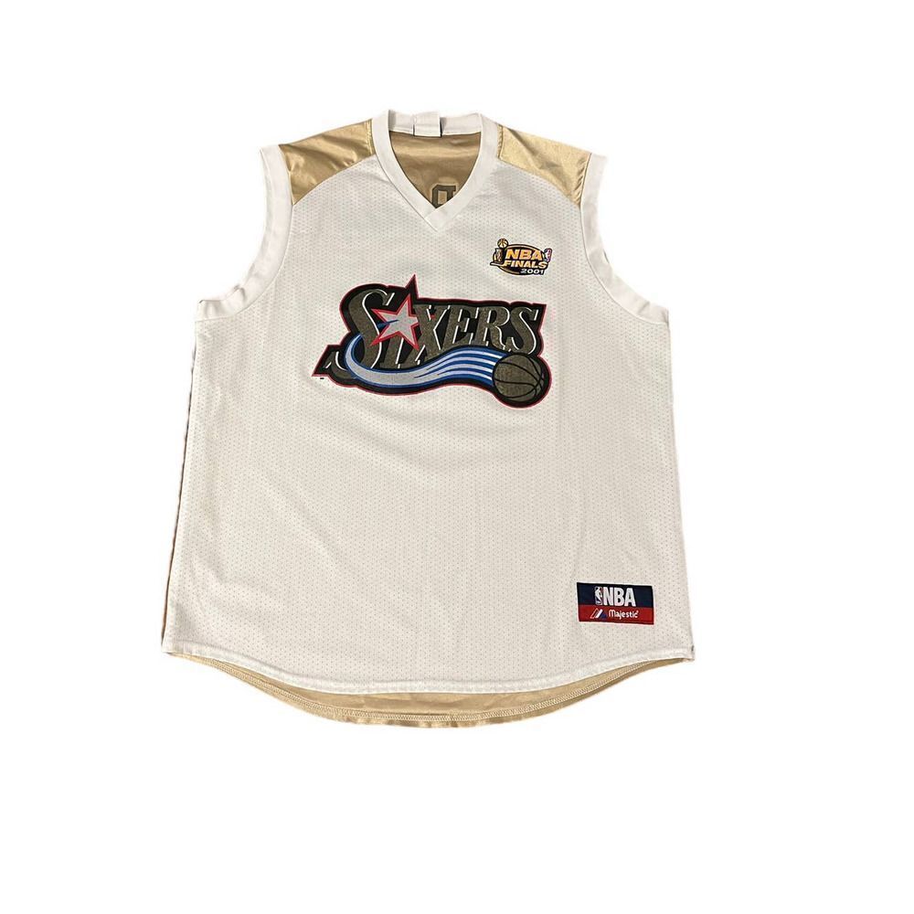 Majestic Allen Iverson 2001 NBA FInals Jersey Made in the USA in good condition.